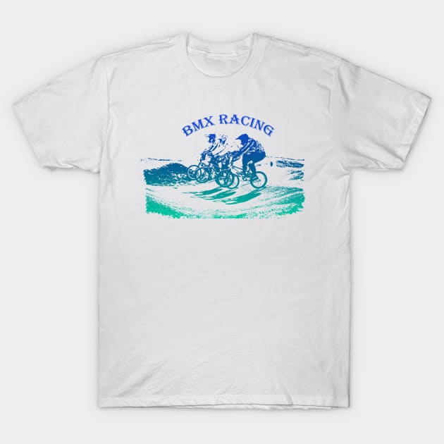 bmx racing T-Shirt by rickylabellevie